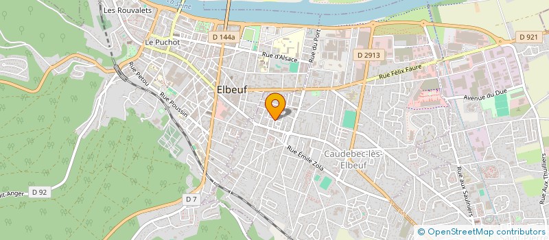 localisation de l'entreprise SOCIETE CIVILE IMMOBILIERE V.M.V.  CAUDEBEC-LES-ELBEUF