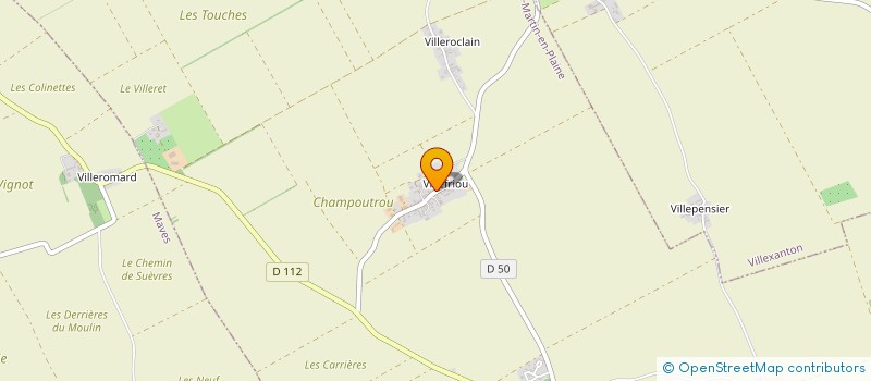 localisation de l'entreprise SOCIETE CIVILE IMMOBILIERE V.P.S.V.  LA CHAPELLE-SAINT-MARTIN-EN-PLAINE