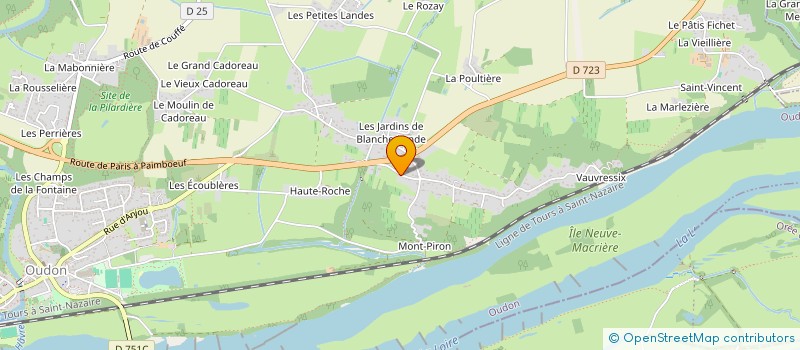 localisation de l'entreprise SOCIETE CIVILE IMMOBILIERE V2C  OUDON