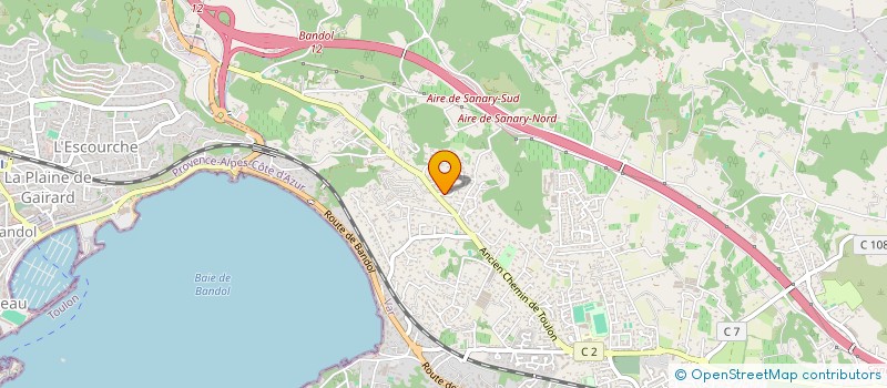 localisation de l'entreprise SOCIETE CIVILE IMMOBILIERE VADAMARY à SANARY-SUR-MER