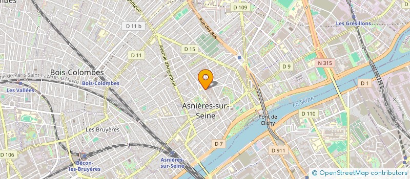 localisation de l'entreprise SOCIETE CIVILE IMMOBILIERE VADI à ASNIERES-SUR-SEINE
