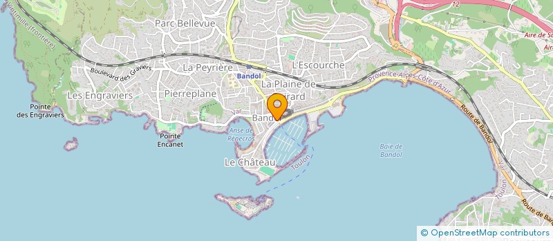 localisation de l'entreprise SOCIETE CIVILE IMMOBILIERE VAL D'AMOUR à BANDOL