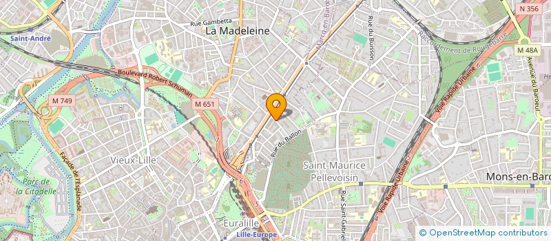 localisation de l'entreprise SOCIETE CIVILE IMMOBILIERE VALENTIN 1ER à LA MADELEINE