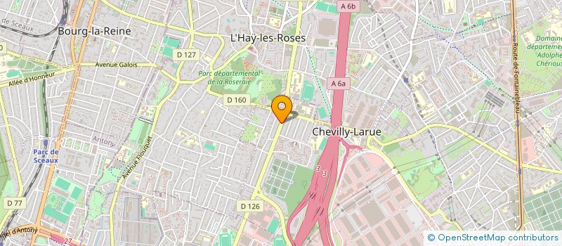 localisation de l'entreprise SOCIETE CIVILE IMMOBILIERE VALENTIN à CHEVILLY-LARUE
