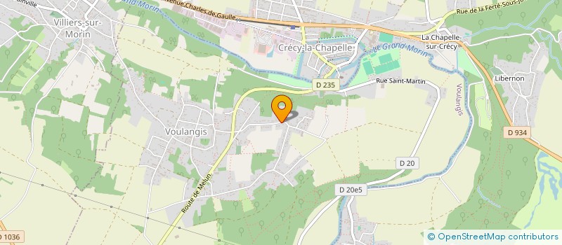 localisation de l'entreprise SOCIETE CIVILE IMMOBILIERE VALLEE DU GD MORIN  VOULANGIS