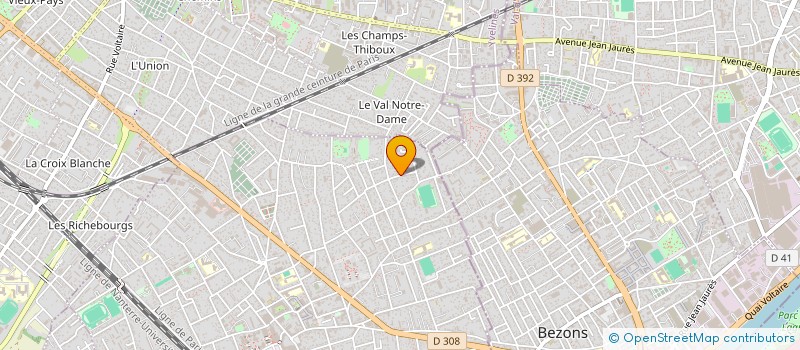 localisation de l'entreprise SOCIETE CIVILE IMMOBILIERE VALLONPIERRE  HOUILLES