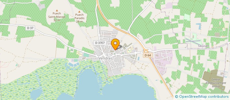 localisation de l'entreprise SOCIETE CIVILE IMMOBILIERE  VASSAKOS AVENIR  VENDRES