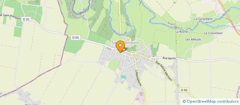 localisation de l'entreprise SOCIETE CIVILE IMMOBILIERE VAUCLAIR BALZAN  SAINT-POMPAIN