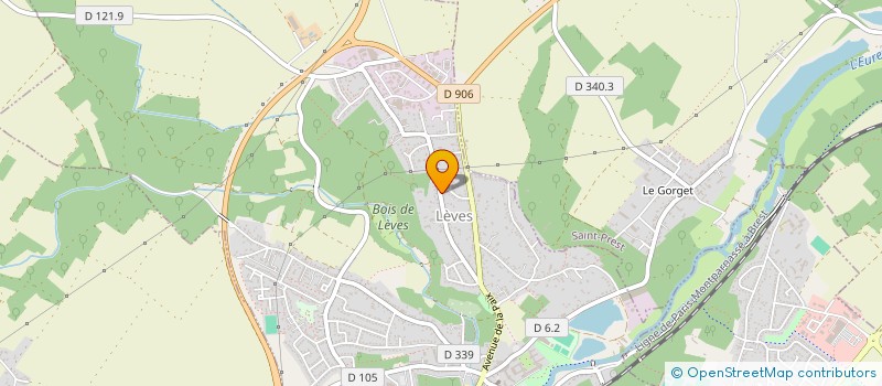 localisation de l'entreprise SOCIETE CIVILE IMMOBILIERE VAUDELOGES à LEVES