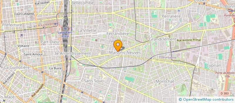 localisation de l'entreprise SOCIETE CIVILE IMMOBILIERE VD INVEST IMMO  LYON