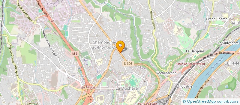 localisation de l'entreprise SOCIETE CIVILE IMMOBILIERE VDS  CHAMPAGNE-AU-MONT-D'OR