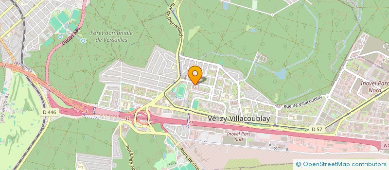 localisation de l'entreprise SOCIETE CIVILE IMMOBILIERE VEDA  VELIZY-VILLACOUBLAY