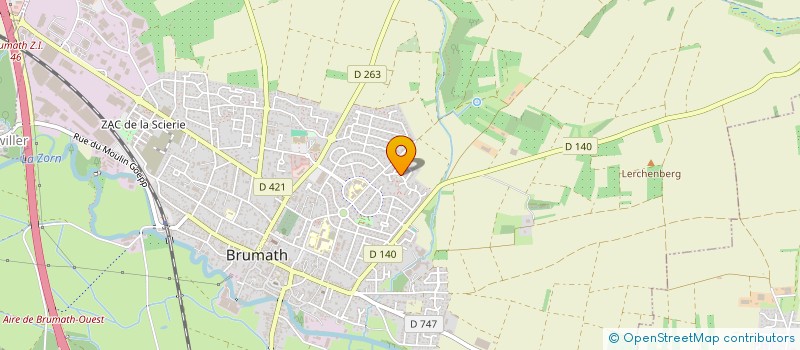 localisation de l'entreprise SOCIETE CIVILE IMMOBILIERE VEGA  BRUMATH