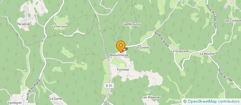 localisation de l'entreprise SOCIETE CIVILE IMMOBILIERE VENUS  TURSAC