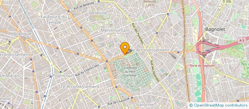 localisation de l'entreprise SOCIETE CIVILE IMMOBILIERE VENUS  PARIS