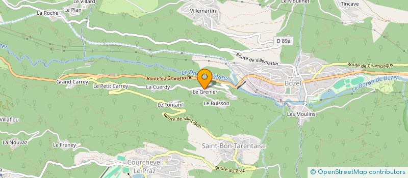 localisation de l'entreprise SOCIETE CIVILE IMMOBILIERE VER-PAL ET PAR ABREVIATION SCI VER-PAL à COURCHEVEL