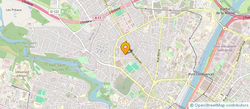 localisation de l'entreprise SOCIETE CIVILE IMMOBILIERE VERMEER à ANGERS