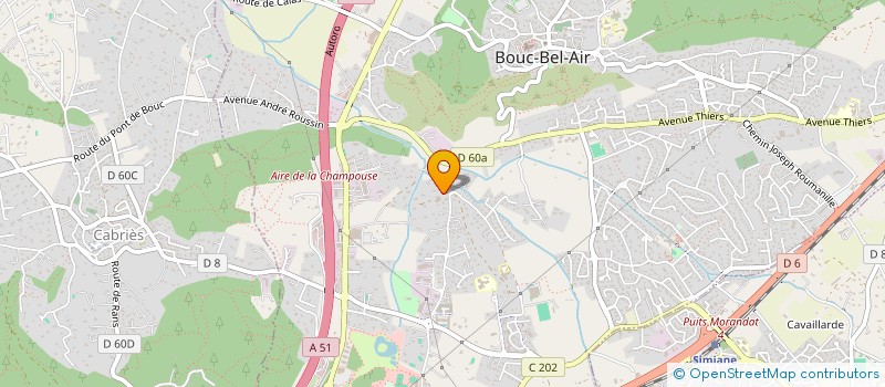localisation de l'entreprise SOCIETE CIVILE IMMOBILIERE VESTA à BOUC-BEL-AIR