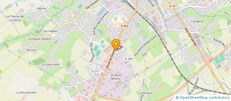 localisation de l'entreprise SOCIETE CIVILE IMMOBILIERE VETERINAIRE DU HAZE à FLERS