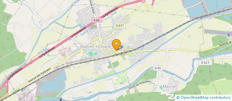 localisation de l'entreprise SOCIETE CIVILE IMMOBILIERE VFS PAR ABREVIATION SCI VFS  MARTRES-TOLOSANE