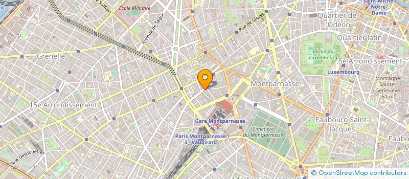 localisation de l'entreprise SOCIETE CIVILE IMMOBILIERE VIA APPIA  PARIS