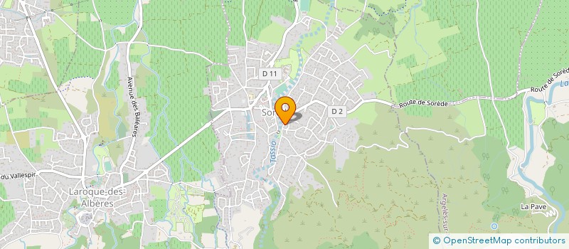 localisation de l'entreprise SOCIETE CIVILE IMMOBILIERE VICTOIRE 66  SOREDE