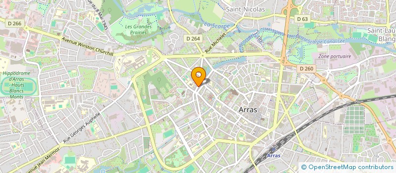 localisation de l'entreprise SOCIETE CIVILE IMMOBILIERE VICTOIRE à ARRAS