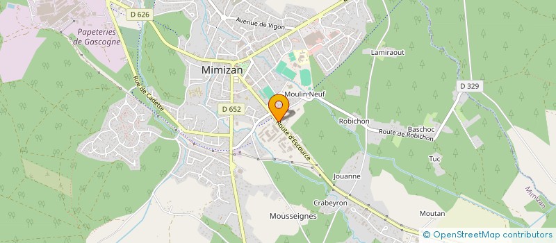 localisation de l'entreprise SOCIETE CIVILE IMMOBILIERE VICTOPAUL  MIMIZAN