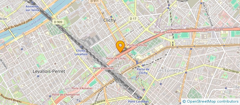 localisation de l'entreprise SOCIETE CIVILE IMMOBILIERE VICTOR HUGO à CLICHY