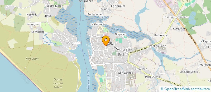 localisation de l'entreprise SOCIETE CIVILE IMMOBILIERE VICTORIA 107  ETEL