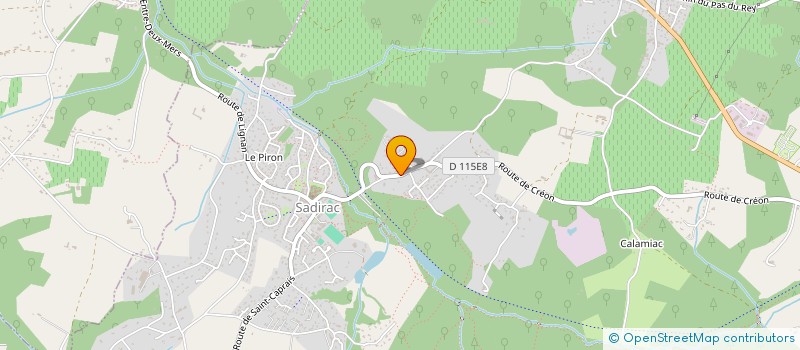 localisation de l'entreprise SOCIETE CIVILE IMMOBILIERE VICTORIA-HUGO-BORDEAUX  SAINT-GENES-DE-LOMBAUD