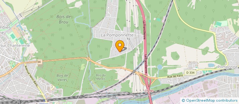 localisation de l'entreprise SOCIETE CIVILE IMMOBILIERE VIGNON DALEGRE INVEST à POMPONNE