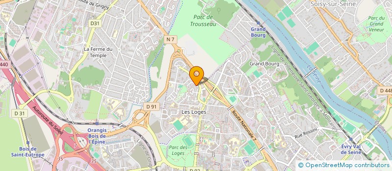 localisation de l'entreprise SOCIETE CIVILE IMMOBILIERE VIKNA à EVRY-COURCOURONNES