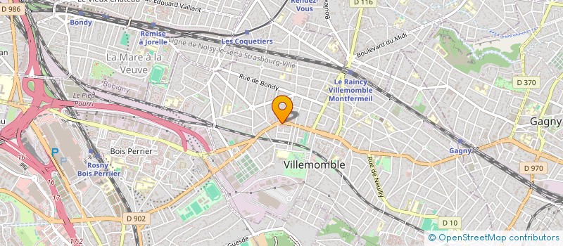 localisation de l'entreprise SOCIETE CIVILE IMMOBILIERE VILDOROSA à VILLEMOMBLE
