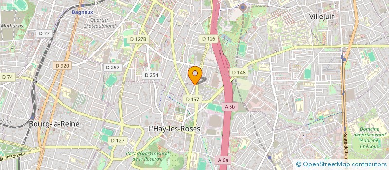 localisation de l'entreprise SOCIETE CIVILE IMMOBILIERE VILLA IRIS  CACHAN