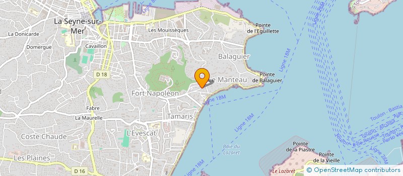localisation de l'entreprise SOCIETE CIVILE IMMOBILIERE VILLA LES CHENES à LA SEYNE SUR MER