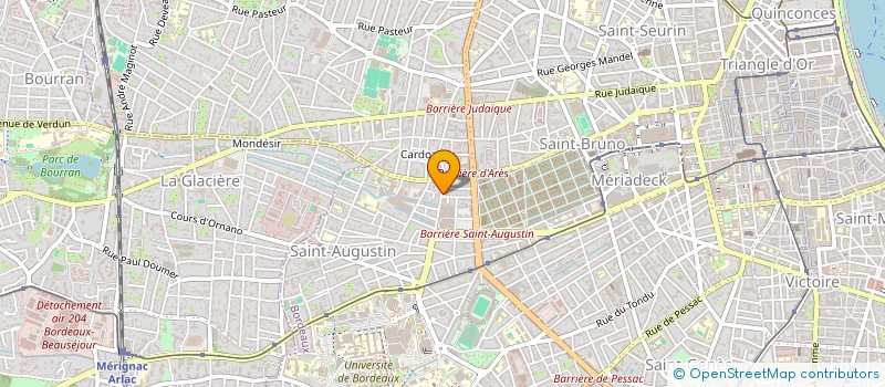 localisation de l'entreprise SOCIETE CIVILE IMMOBILIERE VINGT.E  BORDEAUX