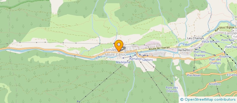 localisation de l'entreprise SOCIETE CIVILE IMMOBILIERE VIRGINIE JORCIN  VAL-CENIS