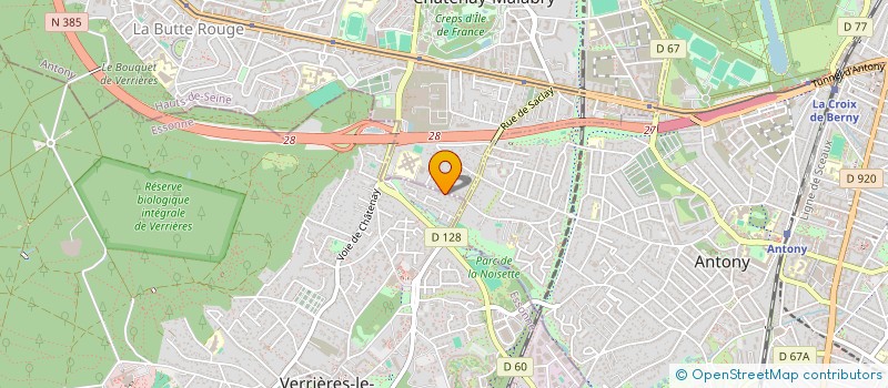 localisation de l'entreprise SOCIETE CIVILE IMMOBILIERE VIRJEN à VERRIERES-LE-BUISSON