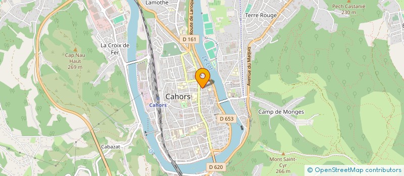 localisation de l'entreprise SOCIETE CIVILE IMMOBILIERE VISTA  CAHORS