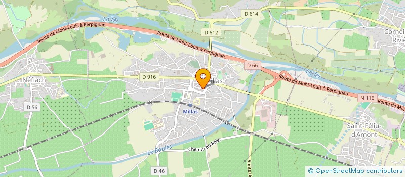 localisation de l'entreprise SOCIETE CIVILE IMMOBILIERE VITACHRIST  MILLAS