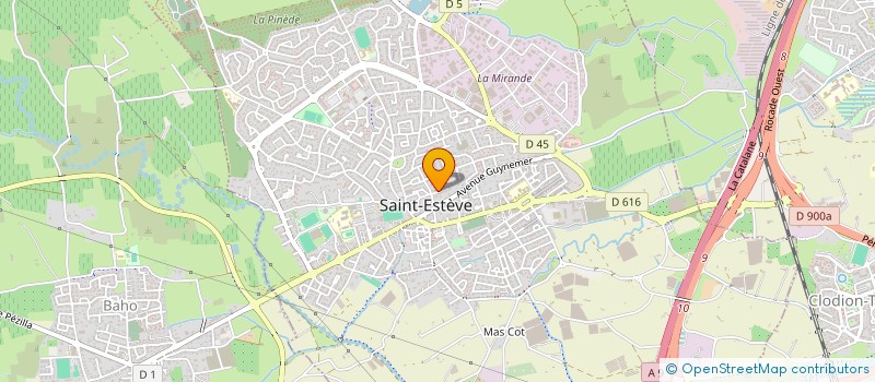localisation de l'entreprise SOCIETE CIVILE IMMOBILIERE VITEX  ST ESTEVE