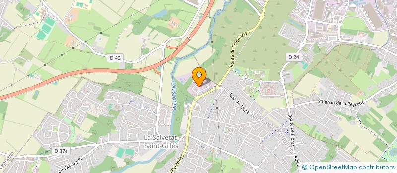 localisation de l'entreprise SOCIETE CIVILE IMMOBILIERE VITRUVE IMMO  LA SALVETAT-SAINT-GILLES