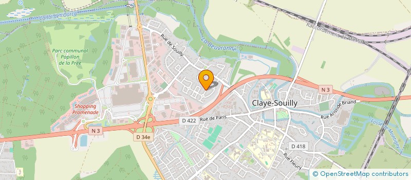 localisation de l'entreprise SOCIETE CIVILE IMMOBILIERE VLAVONOU TCSL  CLAYE-SOUILLY