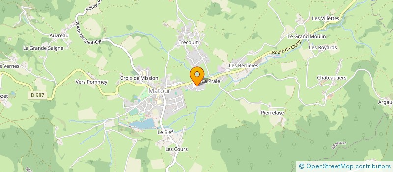 localisation de l'entreprise SOCIETE CIVILE IMMOBILIERE VLB  MATOUR