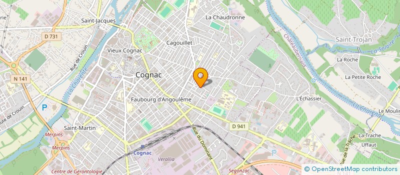 localisation de l'entreprise SOCIETE CIVILE IMMOBILIERE VOISAMIS à COGNAC