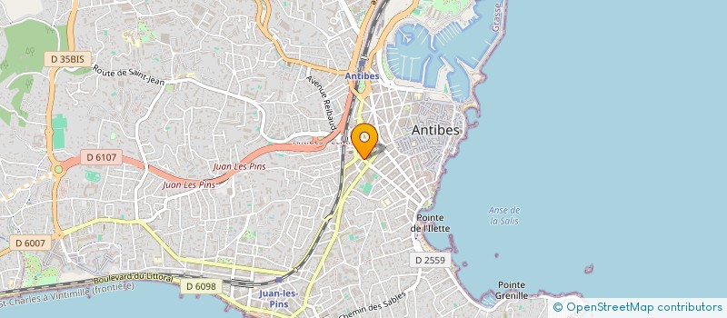localisation de l'entreprise SOCIETE CIVILE IMMOBILIERE VYNCI à ANTIBES