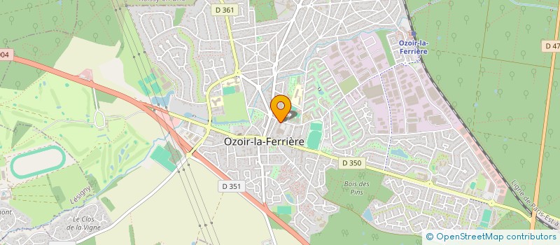 localisation de l'entreprise SOCIETE CIVILE IMMOBILIERE W. MOURADIAN  OZOIR-LA-FERRIERE