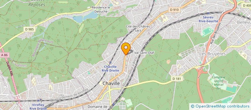 localisation de l'entreprise SOCIETE CIVILE IMMOBILIERE WA  CHAVILLE