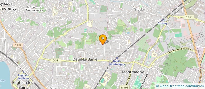 localisation de l'entreprise SOCIETE CIVILE IMMOBILIERE WALDECK  DEUIL-LA-BARRE